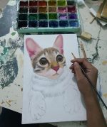 Pencil/Color Painting Portrait - Image 2