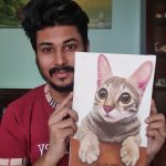 Pencil/Color Painting Portrait