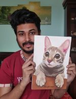 Pencil/Color Painting Portrait