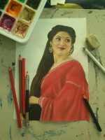 Single Pencil/Color Painting