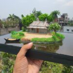 বিলের মধ্যে বাড়ি
