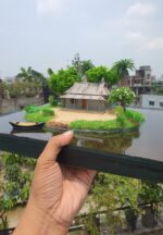 বিলের মধ্যে বাড়ি